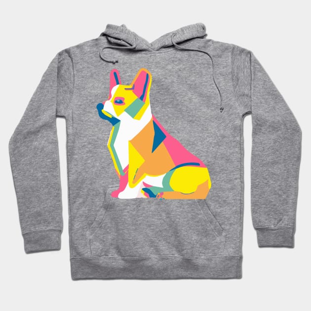 Corgi Pop Art Dog Owner Pembroke Welsh Corgi Kids Girls Boys Hoodie by BetterManufaktur